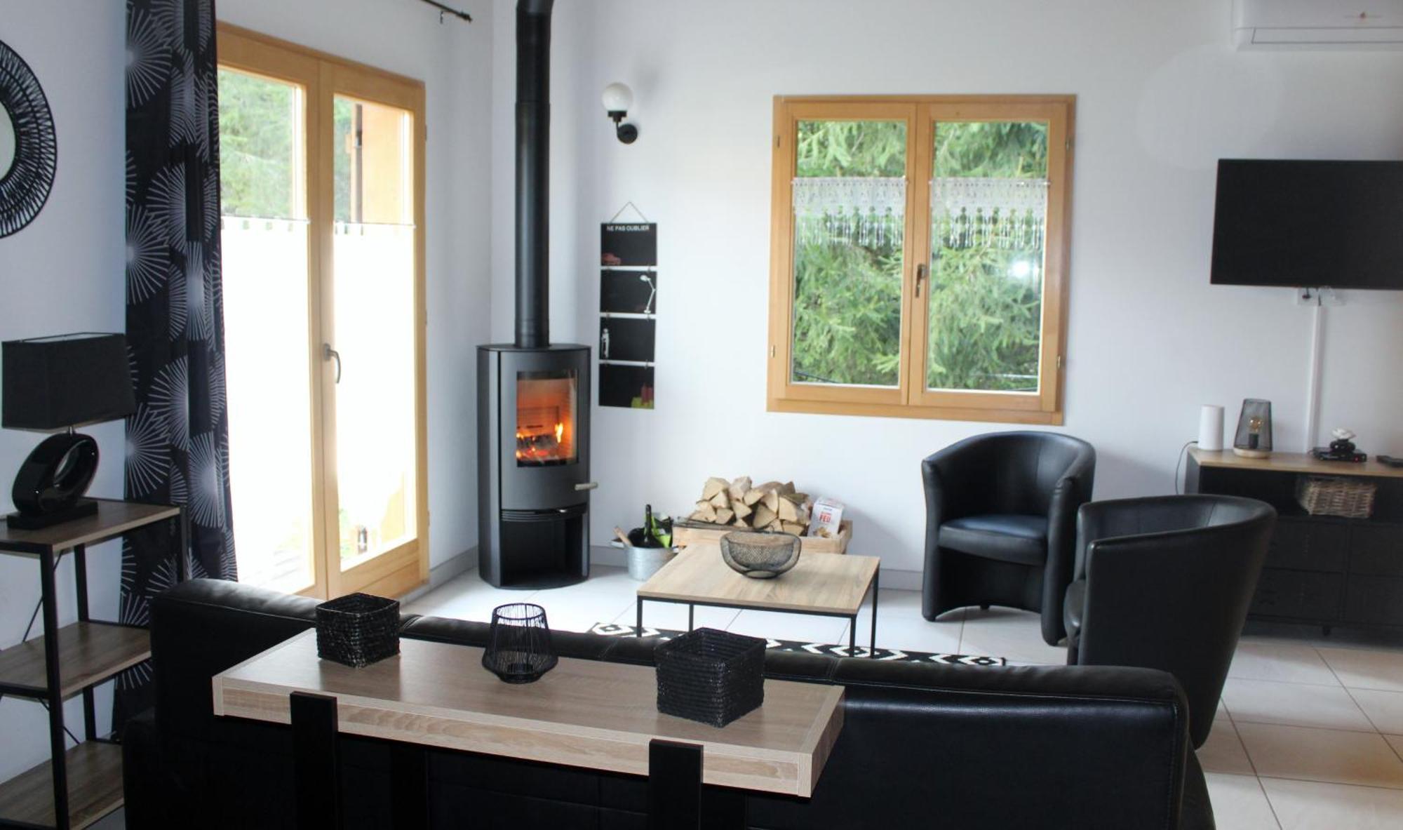 Chalet De Charme Le Contemporain Ney Extérieur photo