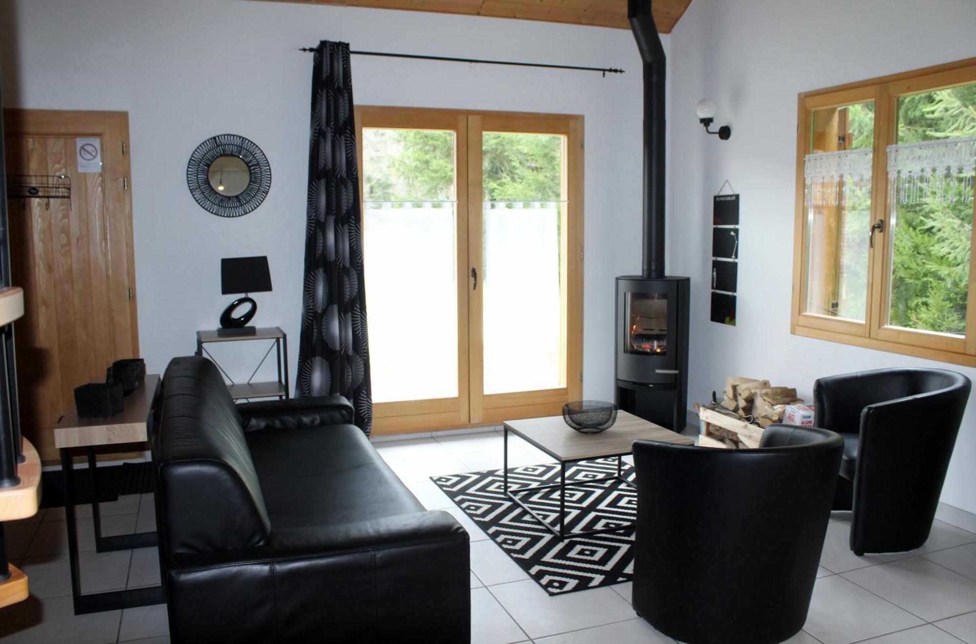 Chalet De Charme Le Contemporain Ney Extérieur photo