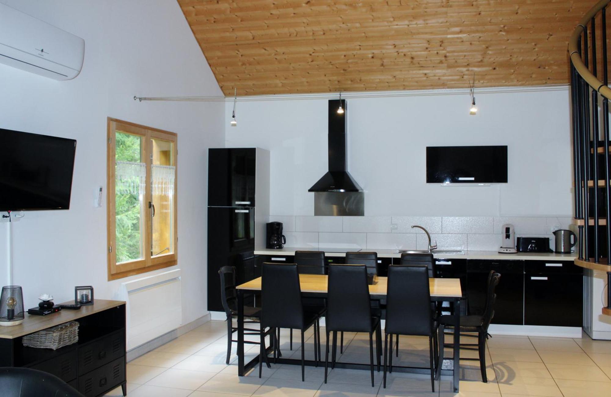 Chalet De Charme Le Contemporain Ney Extérieur photo