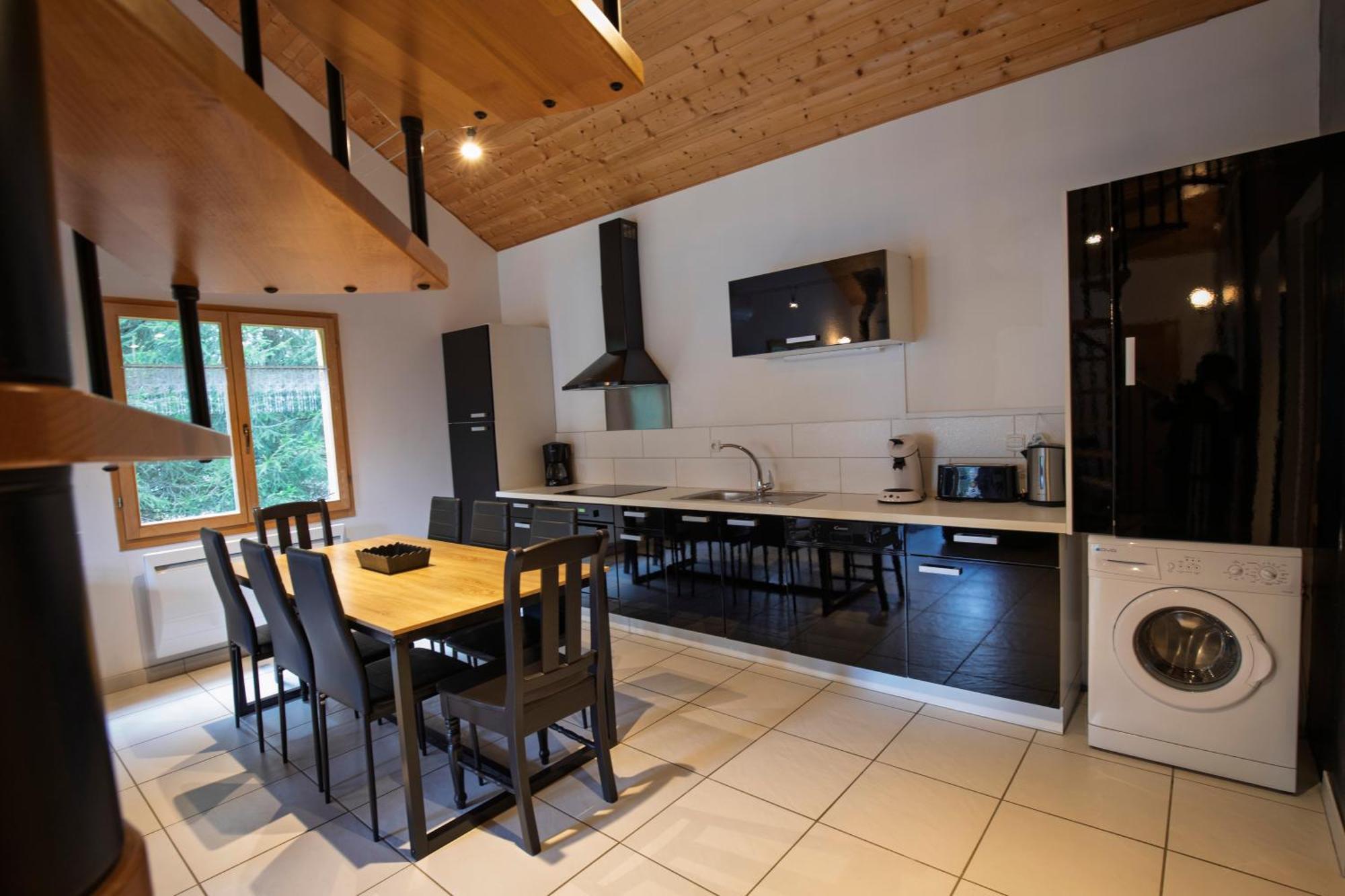 Chalet De Charme Le Contemporain Ney Extérieur photo