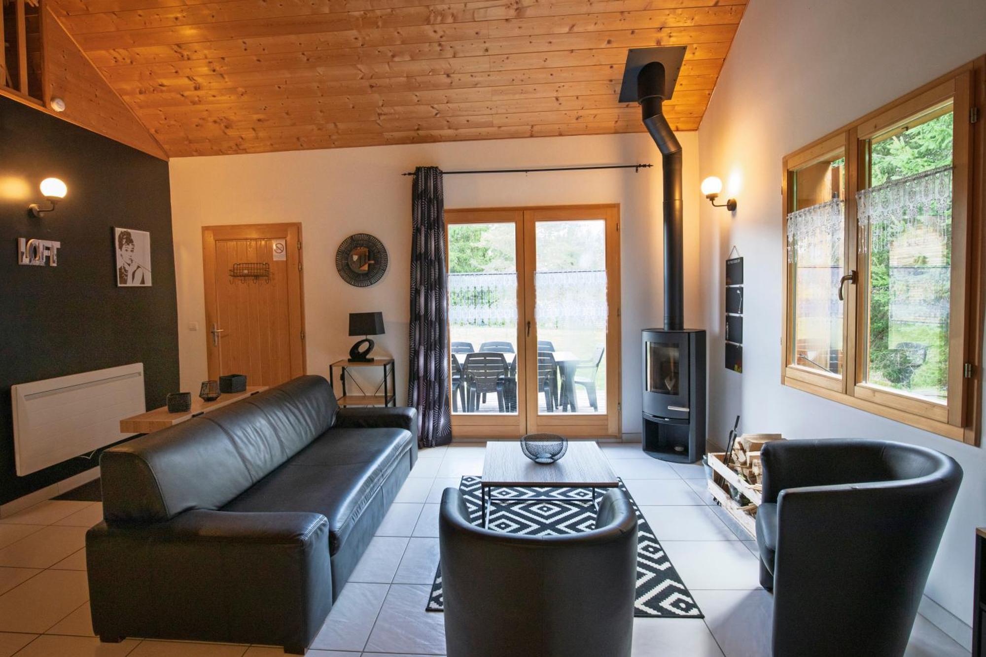 Chalet De Charme Le Contemporain Ney Extérieur photo