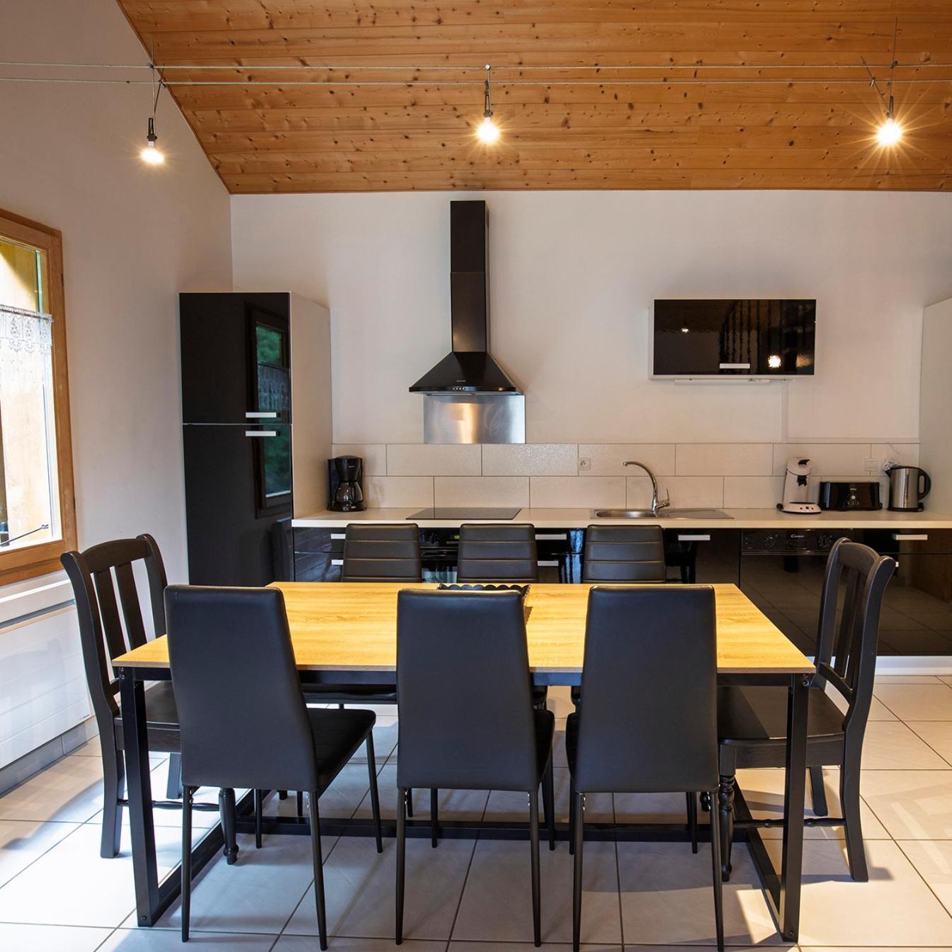 Chalet De Charme Le Contemporain Ney Extérieur photo
