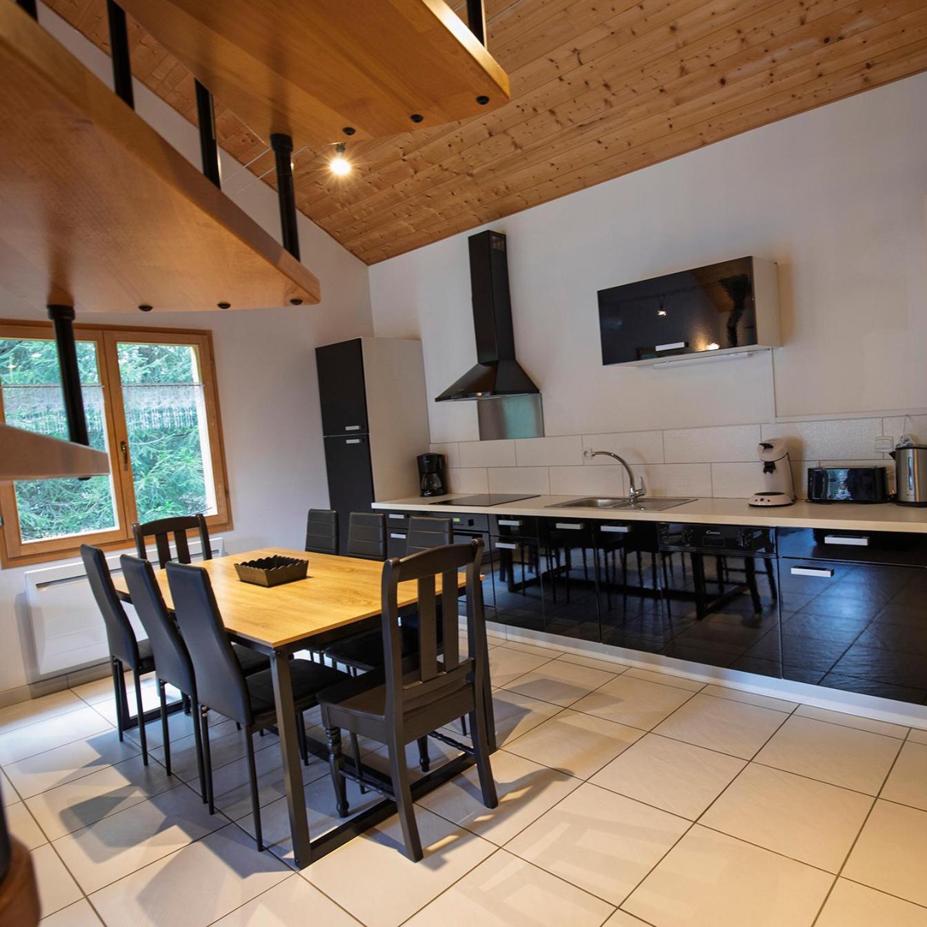 Chalet De Charme Le Contemporain Ney Extérieur photo